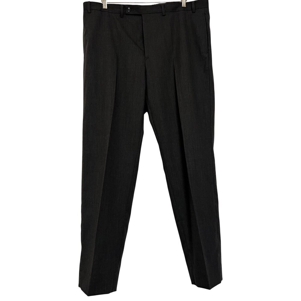 Calvin Klein Men's Black Dress Pants/Slacks 100% Wool P40W X 32L Preppy Formal